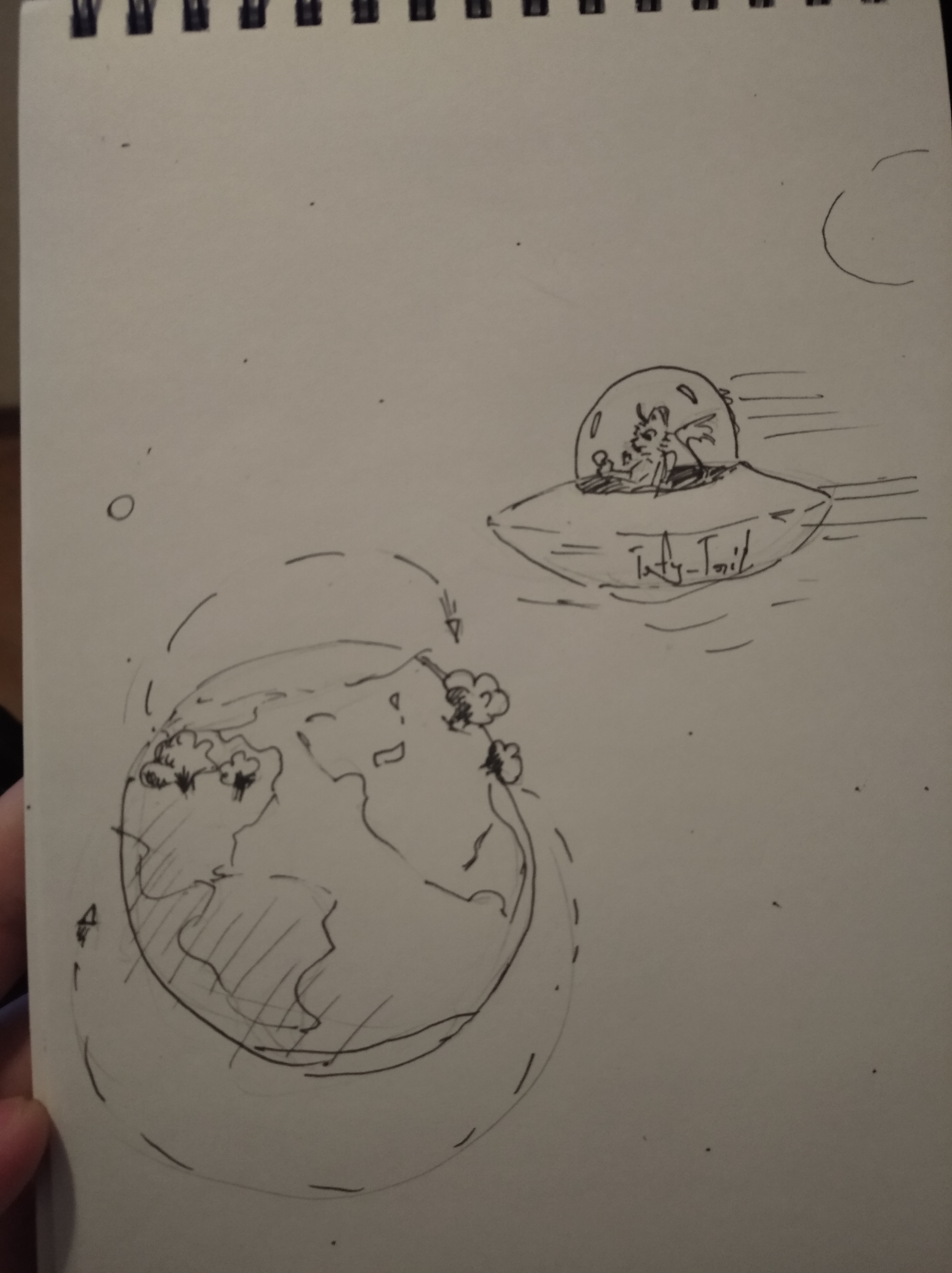 mouse in ufo