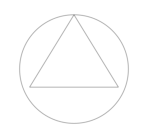 tetraedr inside sphere